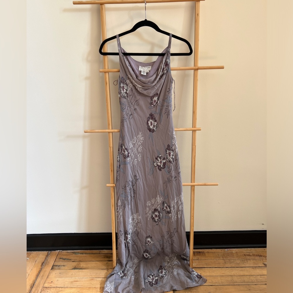 Vintage boutique pappell by adrianna papell silk evening gown size 6